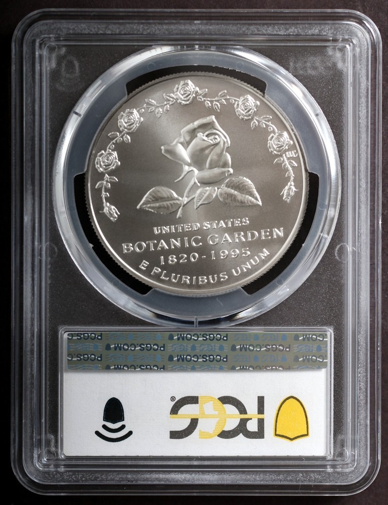 1997-P PCGS MS70 Botanical Silver Commemorative Dollar $1 MS70