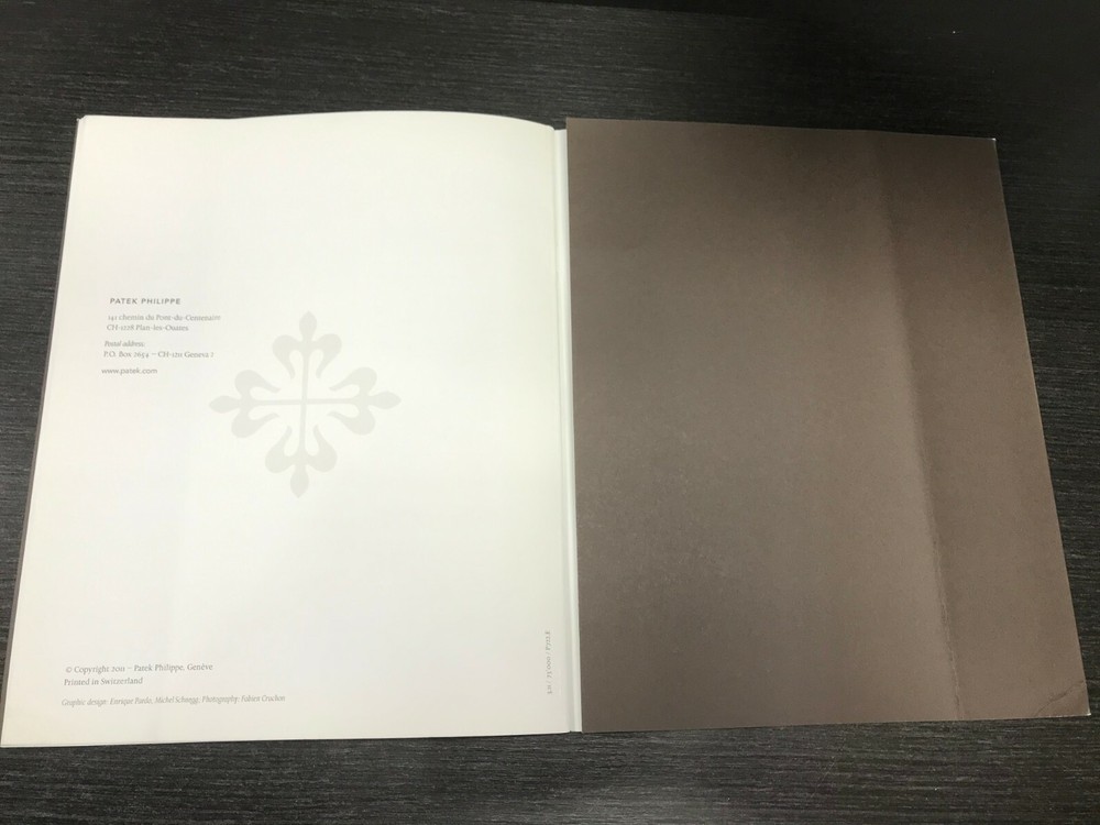 Genuine Patek Philippe Catalog Supplement 2011
