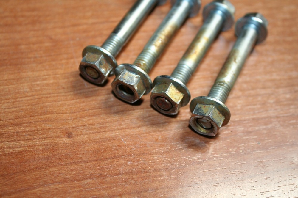 1982 Honda XR200 Front Fork Lower Clamp Bolts Nuts OEM 82 E
