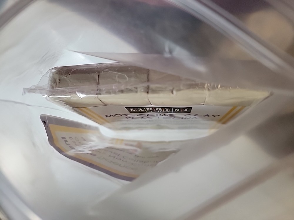 Modeling Clay, Cream Colored, 1 Pound, New Unopened