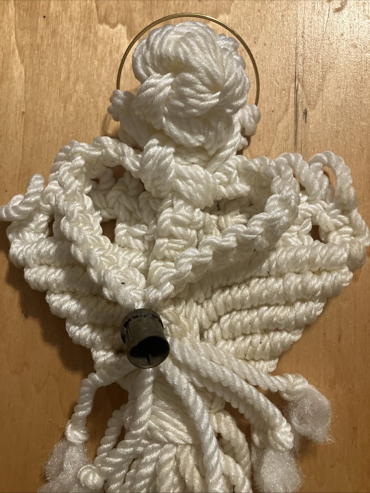 Handmade Macrame Angel 21-inches
