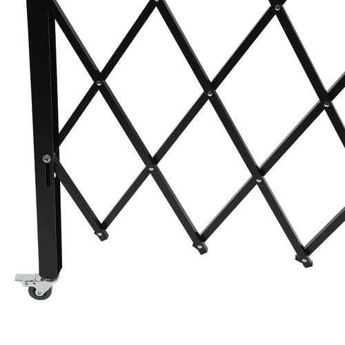 Folding Security Gate Folding Door Single Gate Rolling Barricade Gate 1.3m*93cm