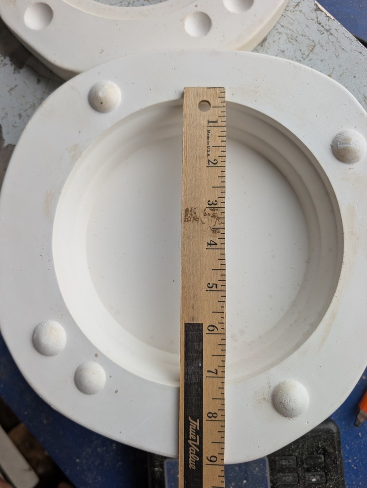 Round Lamp Base Vintage Slip Casting Ceramic Mold
