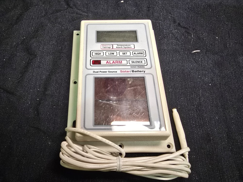 MICROTEMP ELECTRONICS ST-1 Solar Temp Alarm System (NOS)