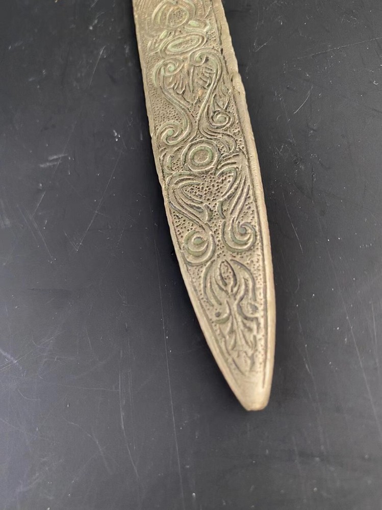 vintage carved knife