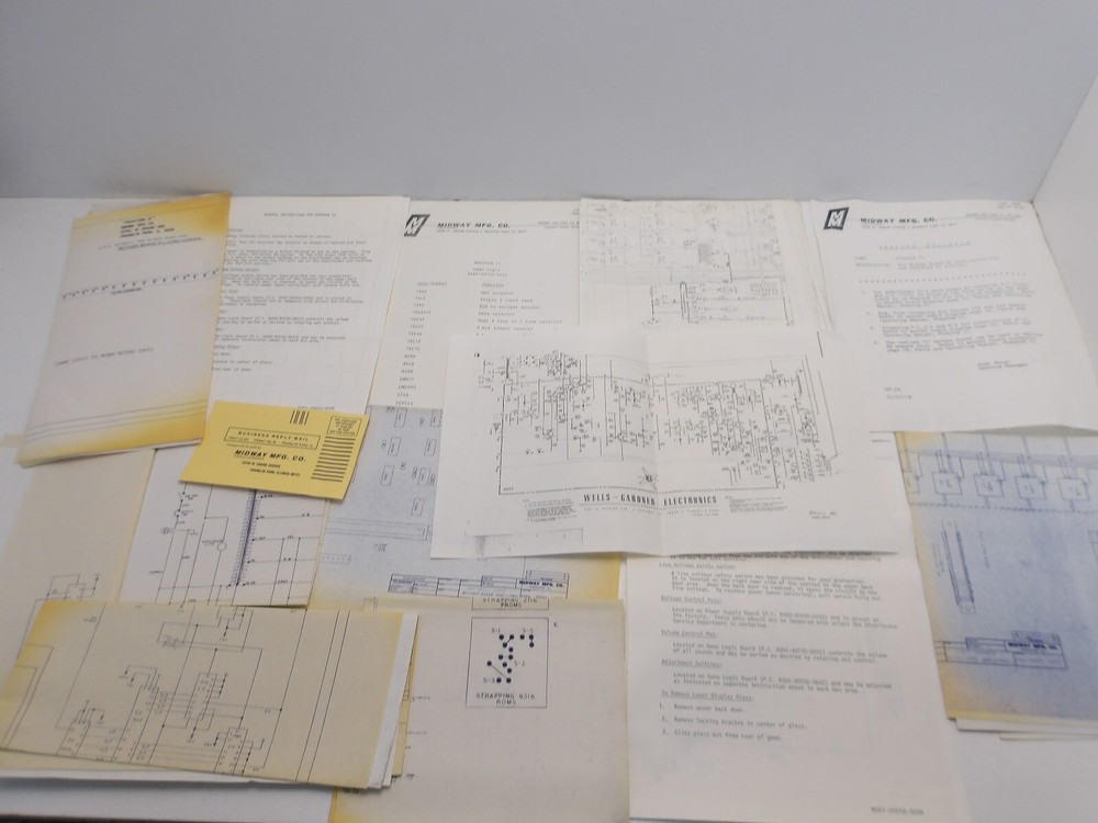 Midway- Phantom II - Schematics-NOS