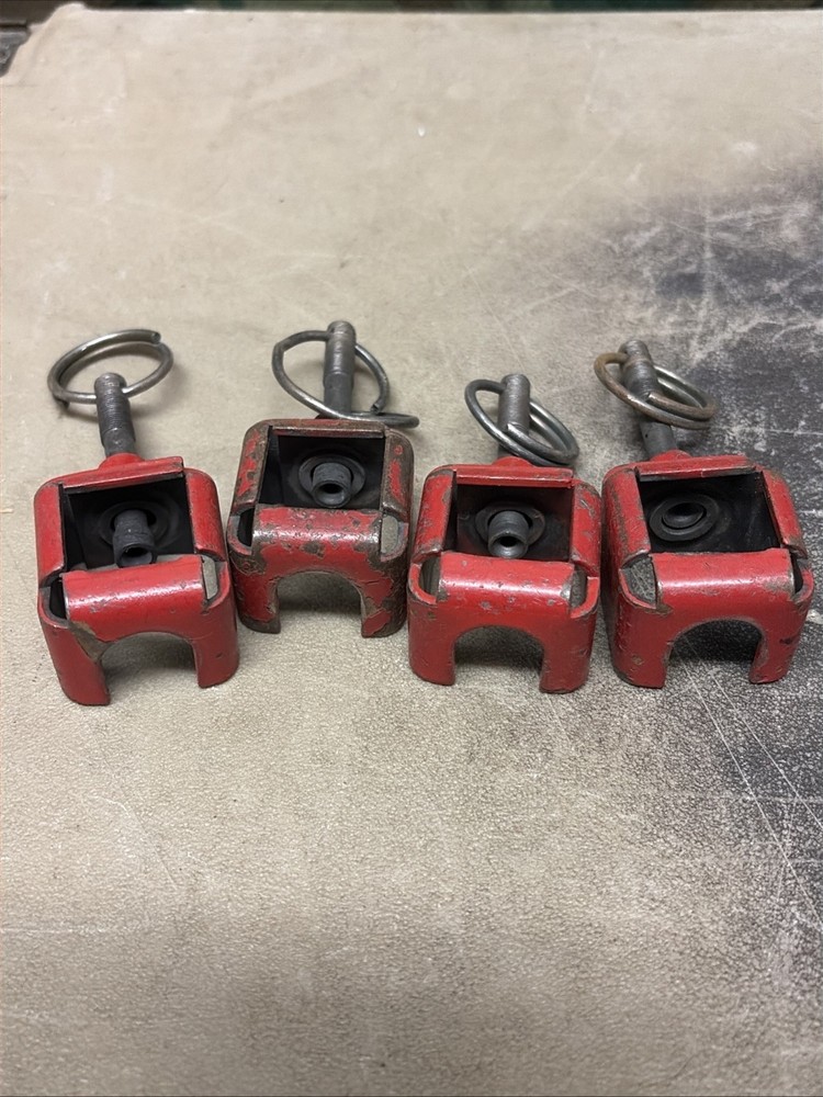 (4) USGI Red Blank Firing Adapter BFA NSN 1005-00-118-6192 5.56mm .223 Rem