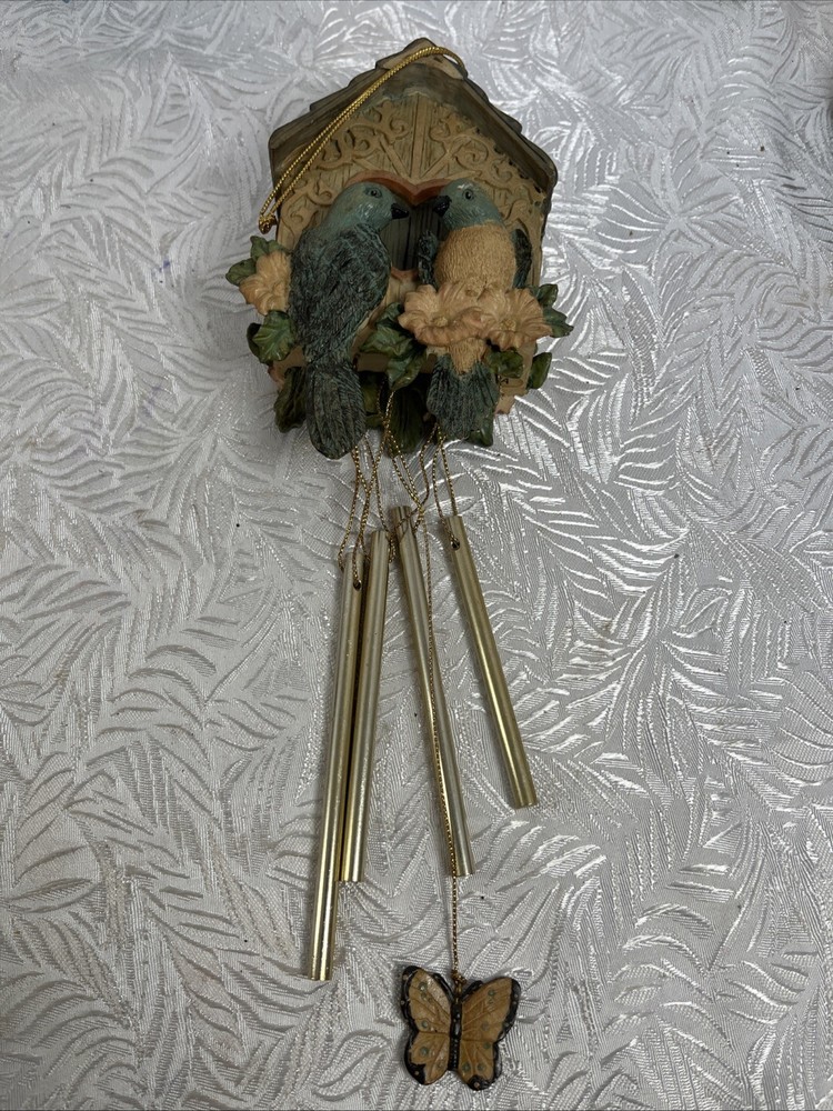 Vintage Avon Ceramic Birdhouse Windchime