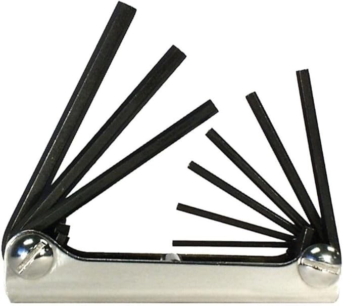 EKLIND 20911, Hex Key Set, Folding, SAE, 9pc