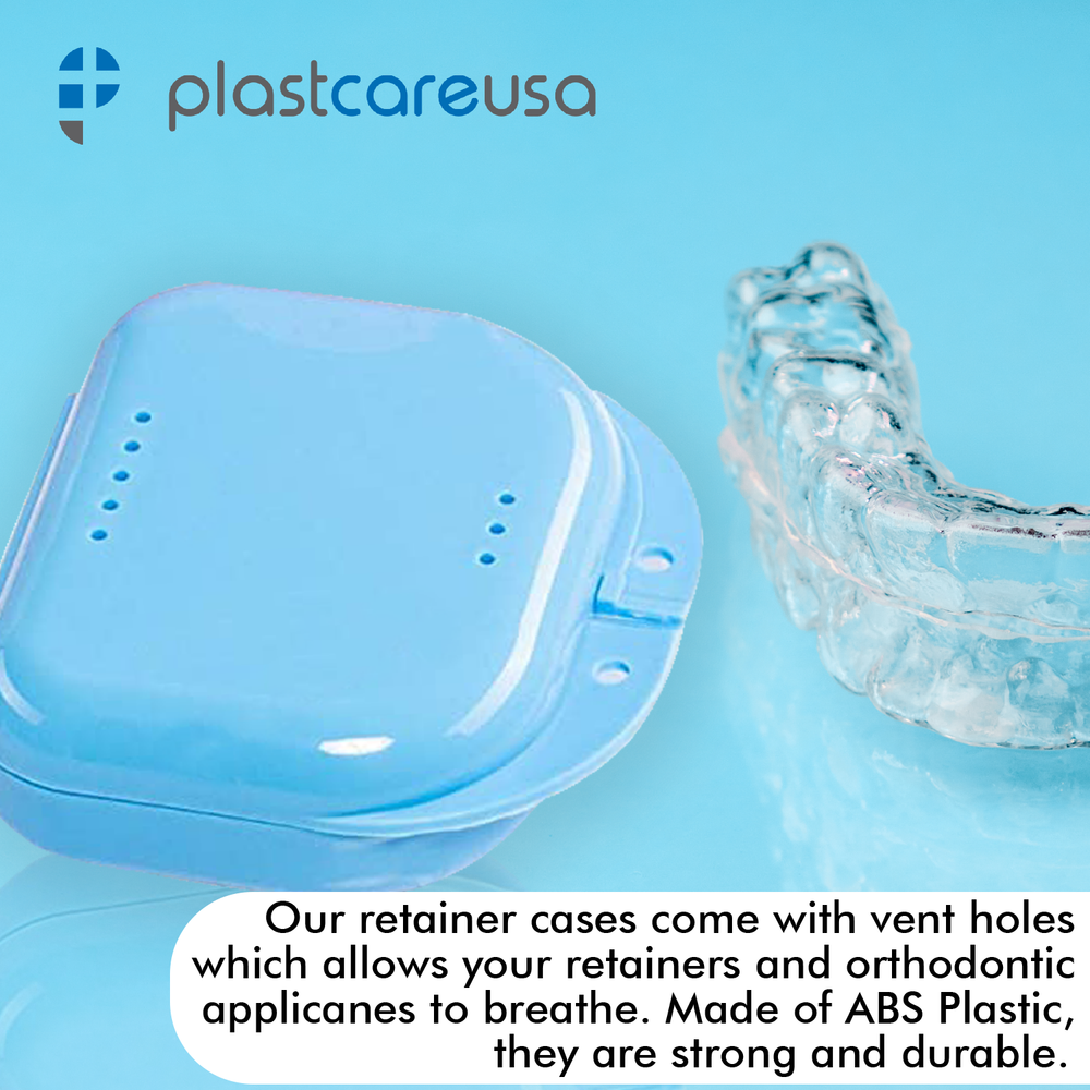 72 Sealed Assorted Dental Retainer Denture Case, Mouthguard Containers (6 Boxes)