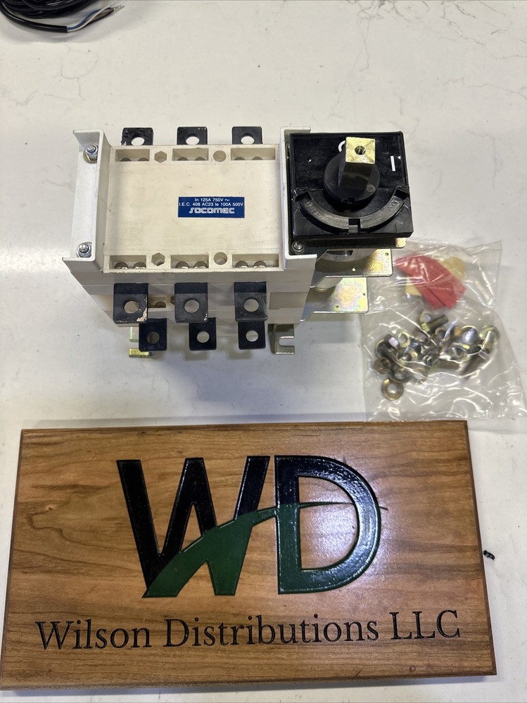 Socomec 100 Amp 3 Pole Manual Transfer Switch