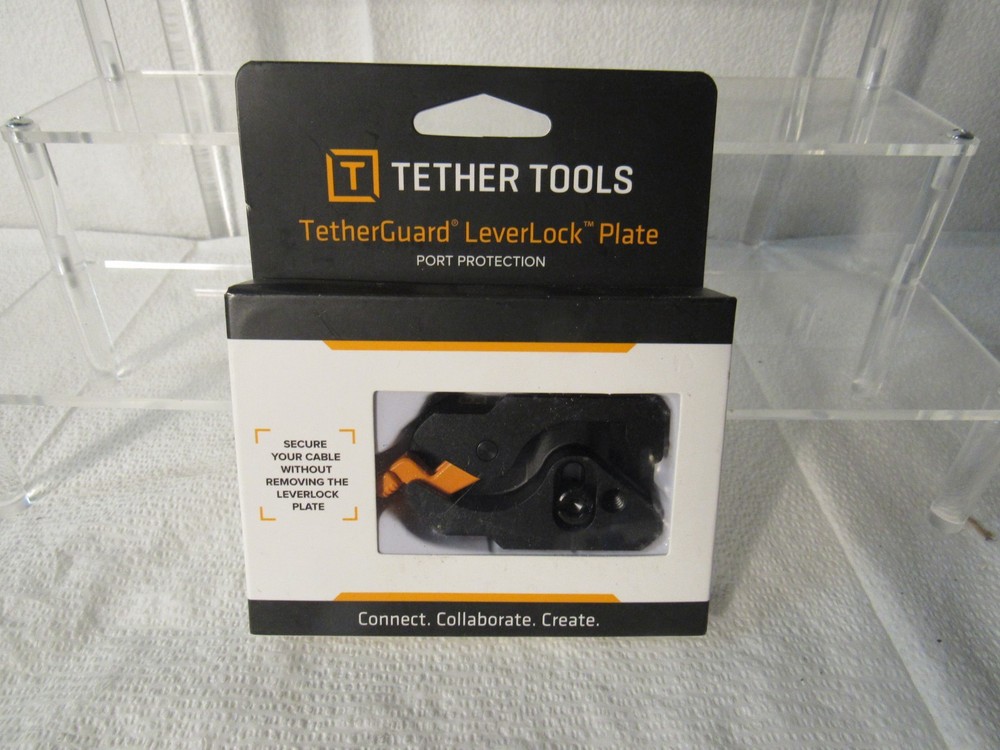 TetherGuard LeverLock Plate for Camera Cable Management and Protection