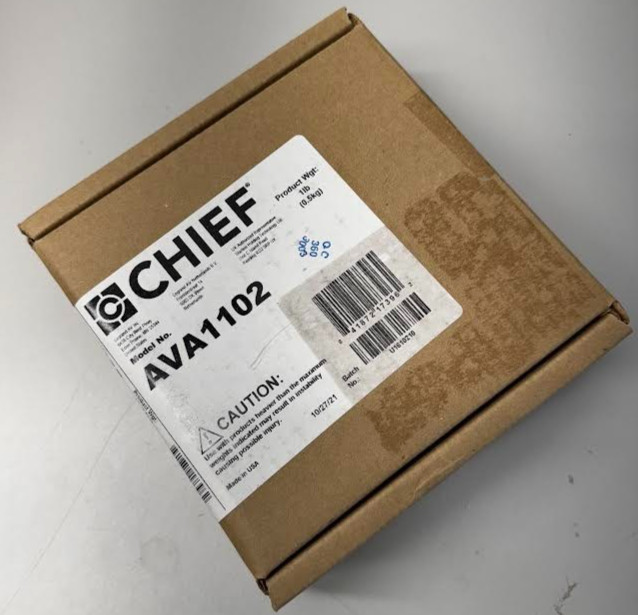 Chief AVA1102 Flat Panel Floor Support System 2 Rack Unit Accessory