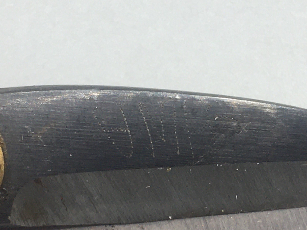 Bonsai Pruning Shears Scissors 4" Black Japanese Marked Sharp
