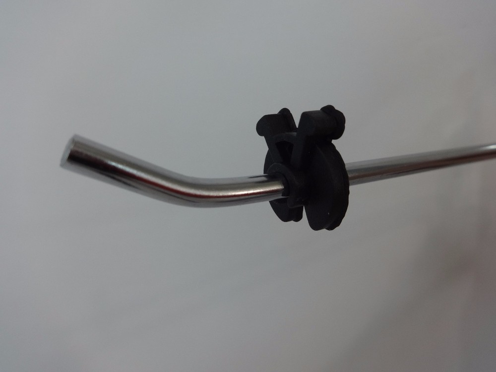 Inventory Control Squeezable Clip Black Wire Grid Peg Hook