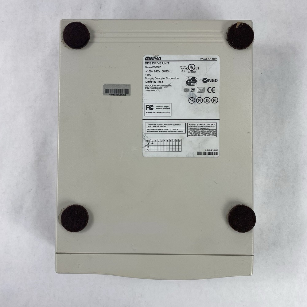 Compaq DDS Drive Unit 20/40 GB Dat EO2007