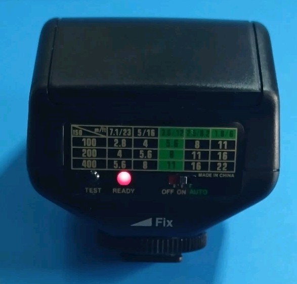 Pentax AF201Sa Auto Camera Flash Unit Tested & Working