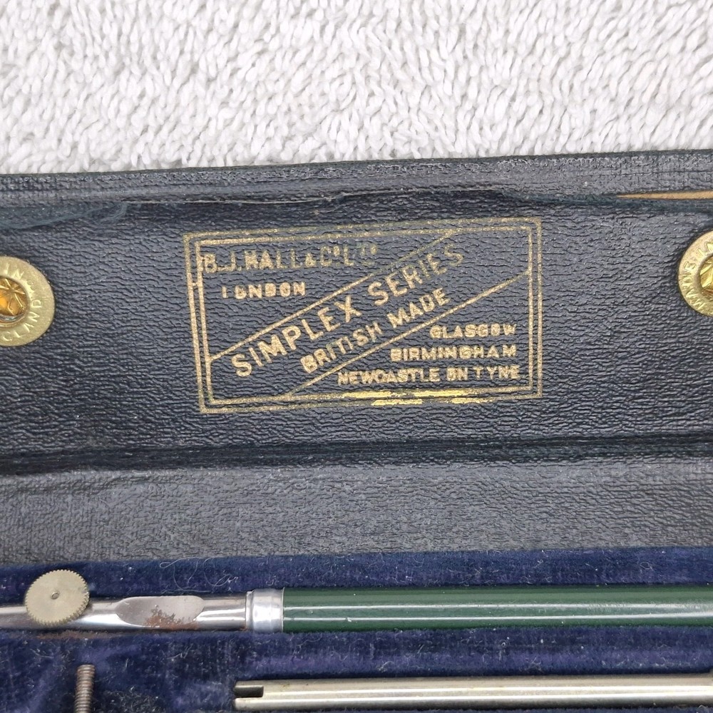 Vintage Compass Education Tools Maths Drawing Set in Original Case Not Complete