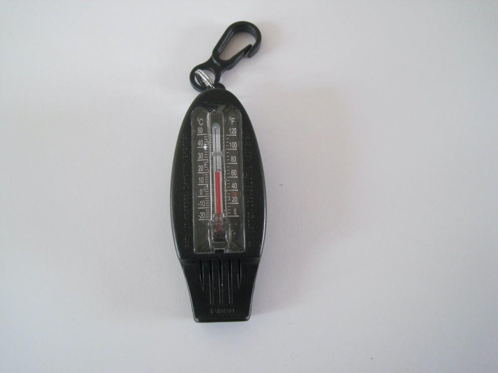 Coglans Thermometer Compass Whistle Clip Keychain