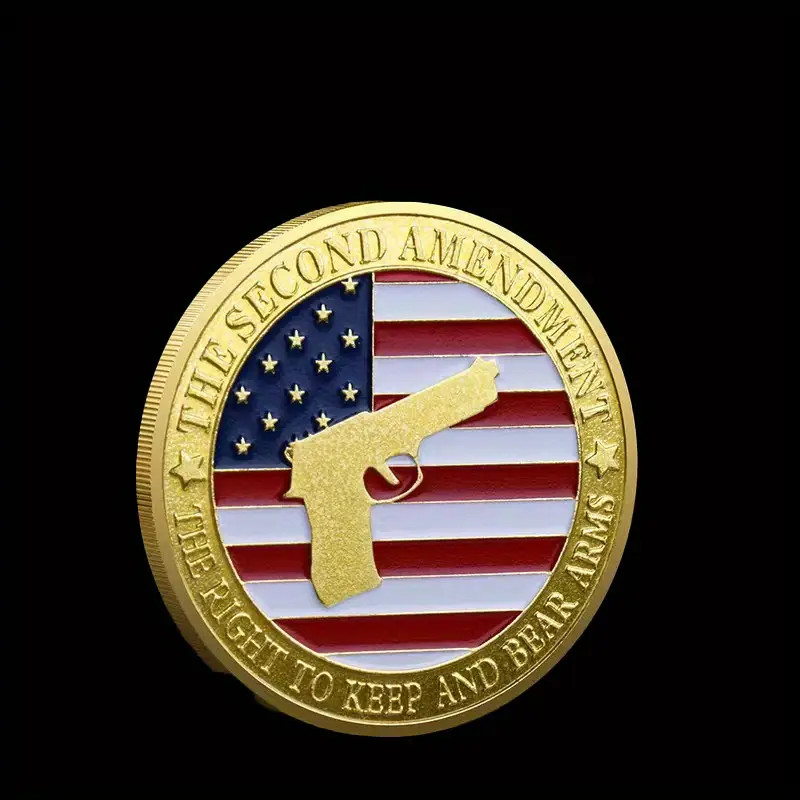 Constitution Second Amendment Government Challenge Coin Collectable 2nd 1-pc