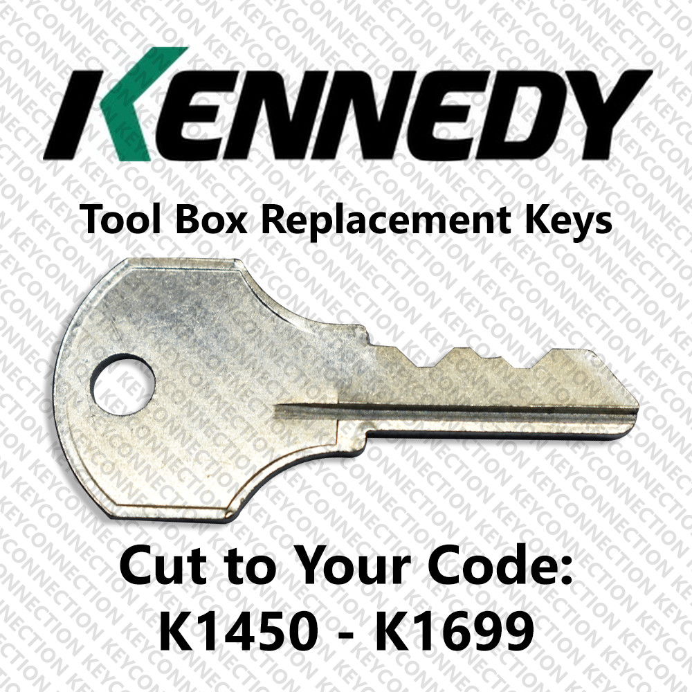 Kennedy Tool Box Key Cut to Your Code K1450 - K1699