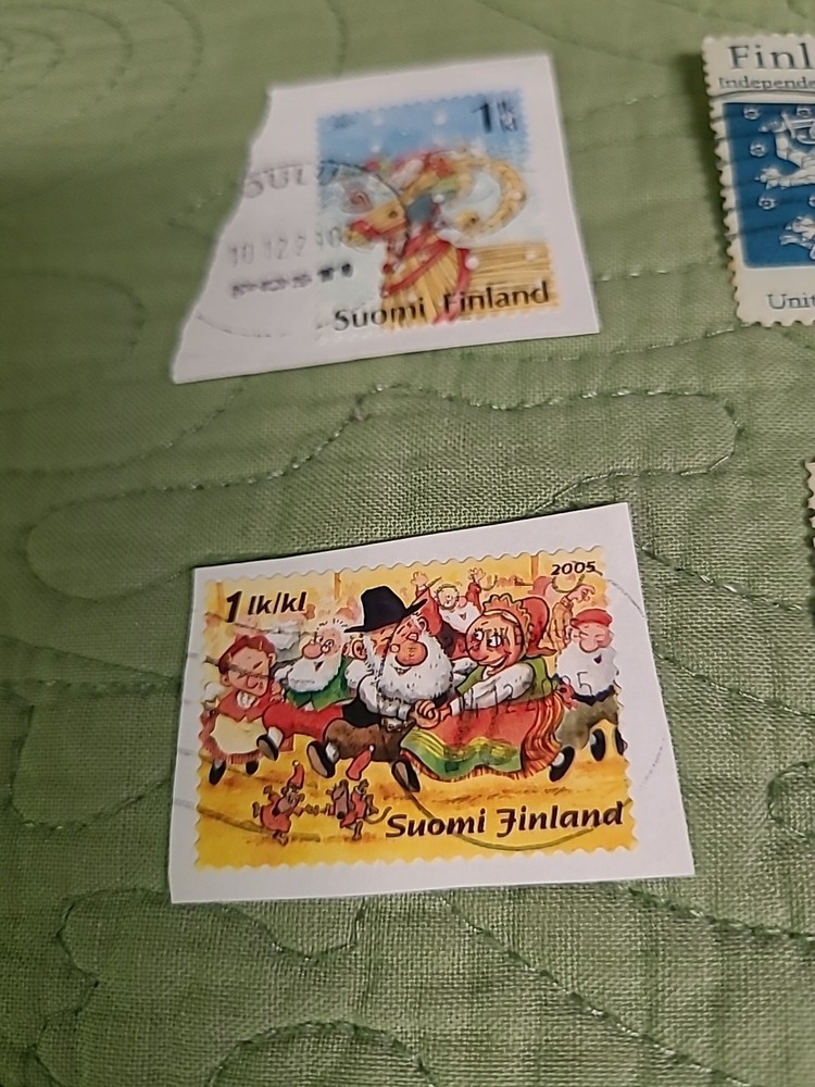 12 Stamps Finland (ENVELOPE 29)