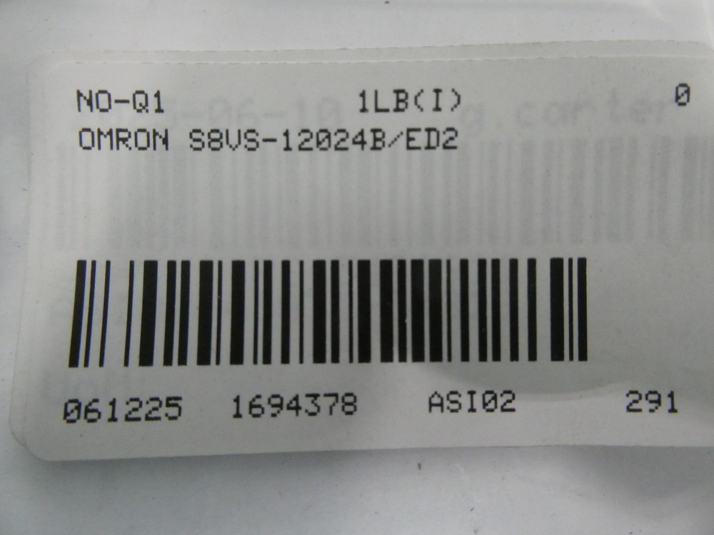 Omron S8VS-12024B/ED2 Power Supply Module