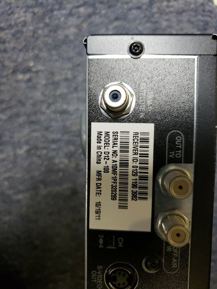 DirecTV Receiver Satellite Cable Boxes D12-100 Direct TV