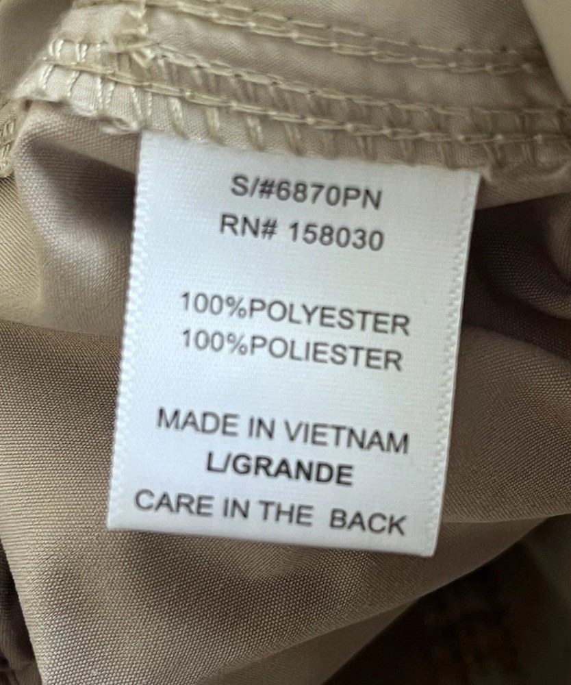 Love Tree Sz. Large Polyester Skater Pants Oversized Cargo Pockets