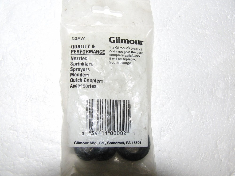 GILMOUR HOSE COUPLING FILTER WASHERS 3 Pack #02FW NEW