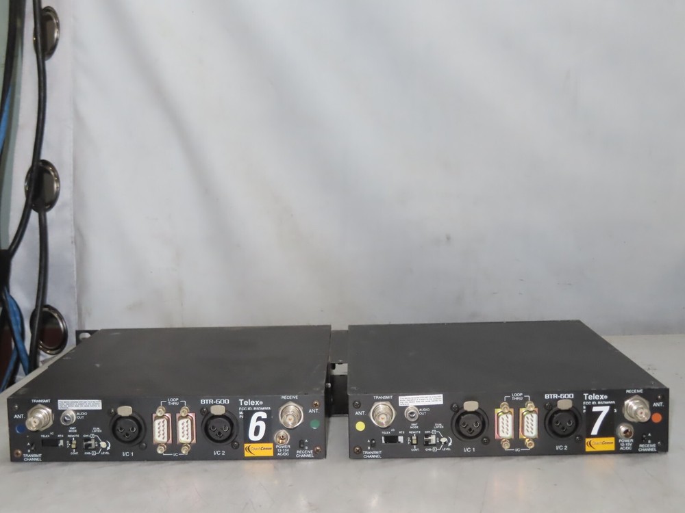 2x RadioCom BTR-600C UHF Intercom System