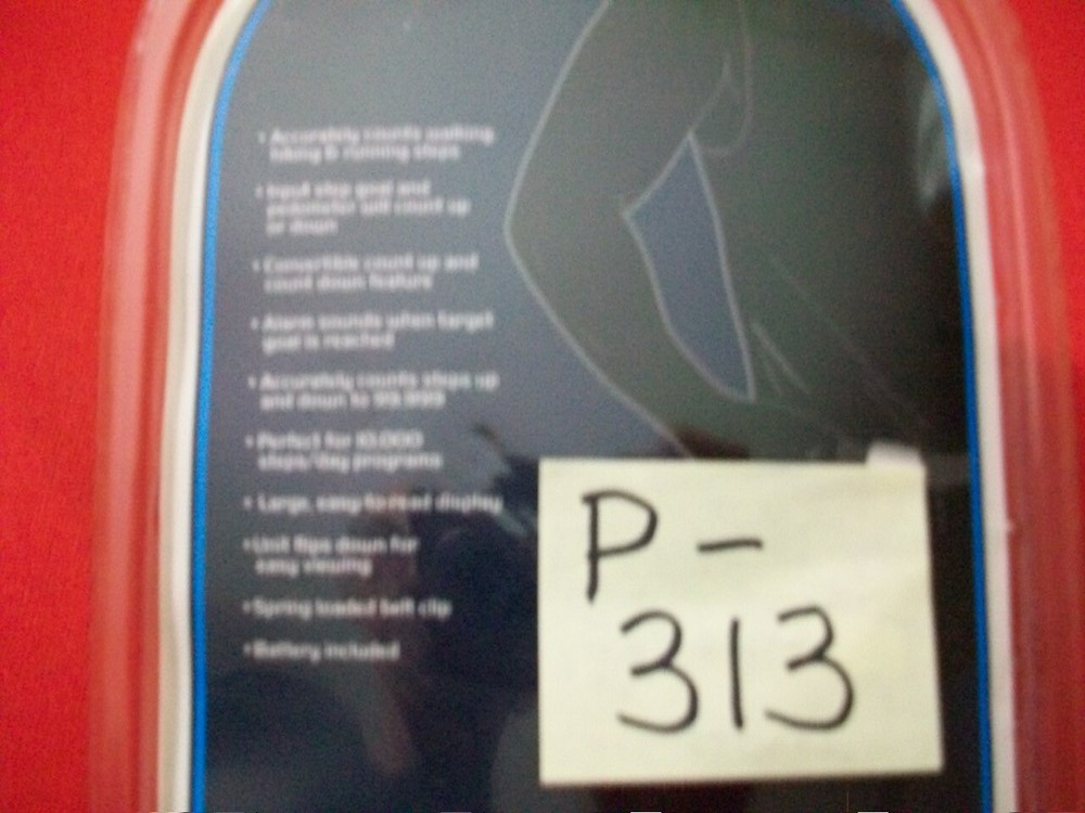 SPORTLINE COUNT DOWN PEDOMETER-BRAND NEW IN PKG. INCLUDES INSTRUCTIONS & GUIDE