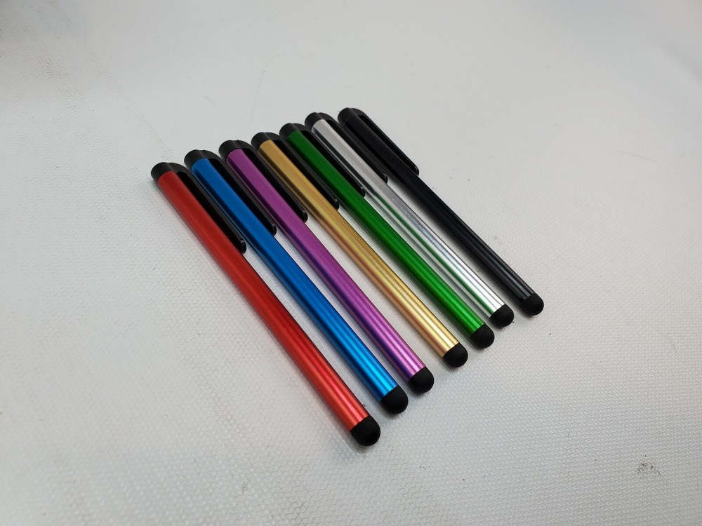 2 Pack Stylus for Android or iPhone touchscreen - Tablet - Various colors - New