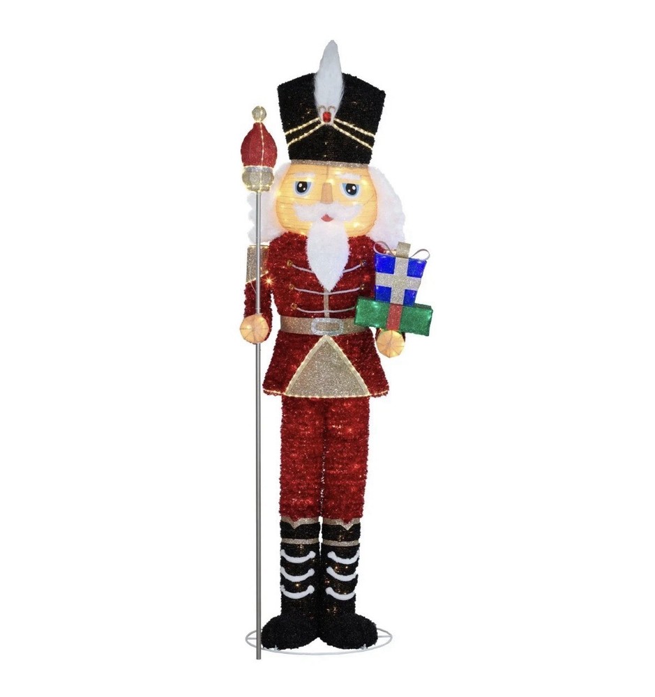 Member's Mark 8' Pre-Lit Pop-Up Twinkling Nutcracker