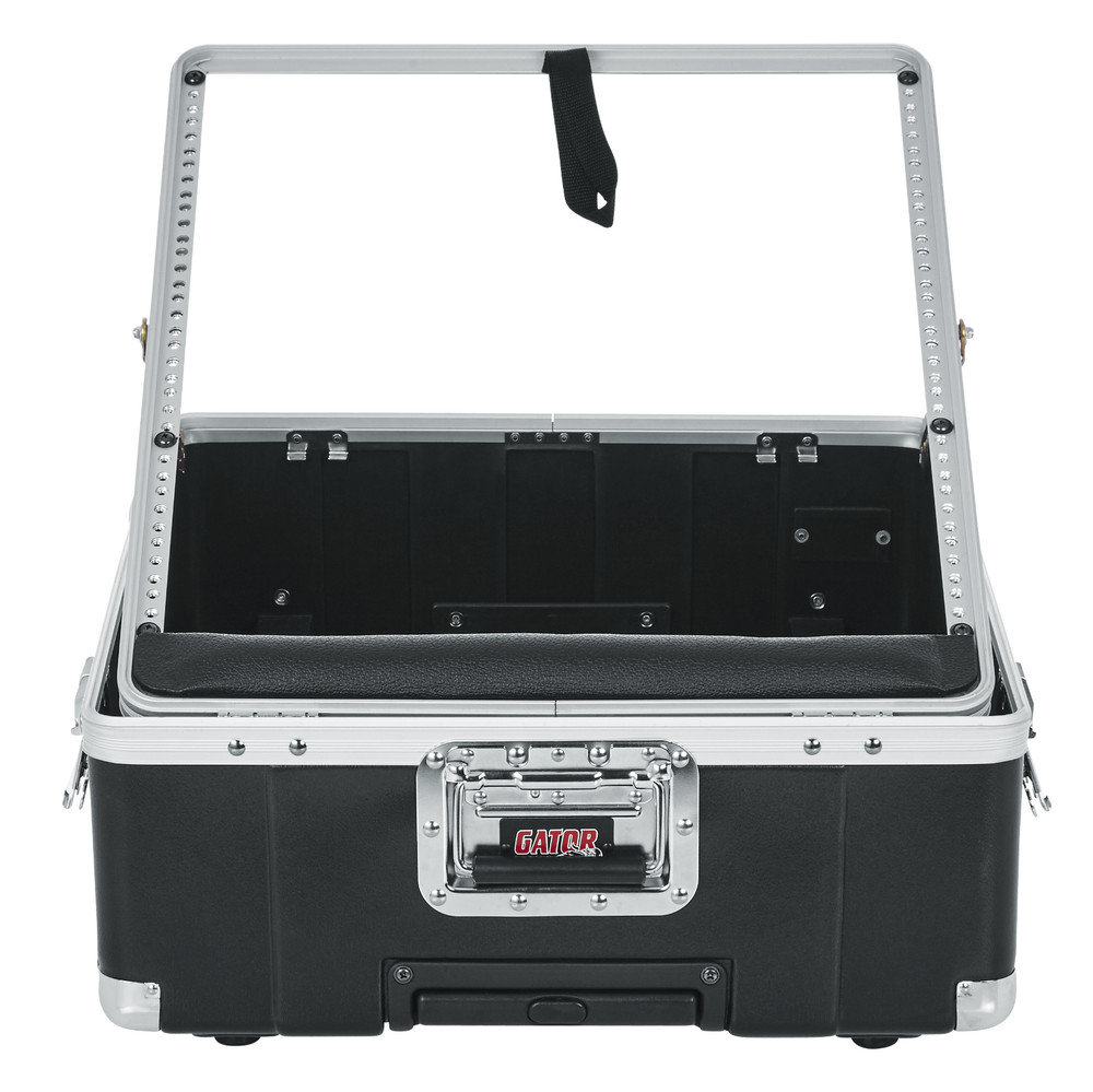 Gator Cases Lightweight ATA Molded 12U Pop-Up Mixer Case; Wheels and Pull Handle