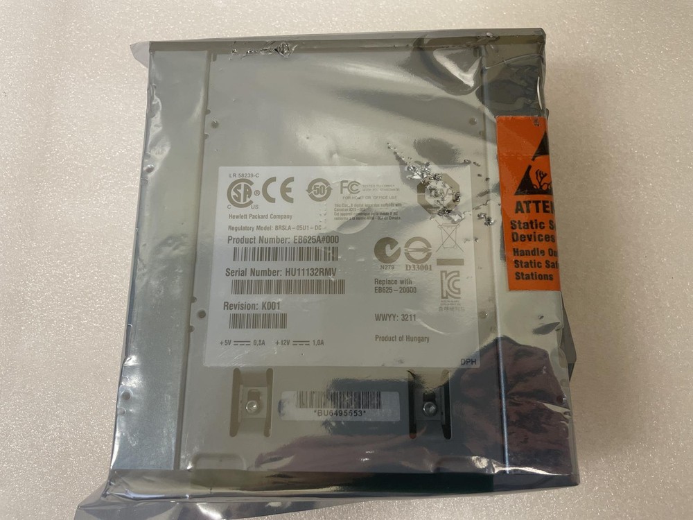 HP EB625A TAPE DRIVE DAT 72 DIGITAL DATA STORAGE DEVICE