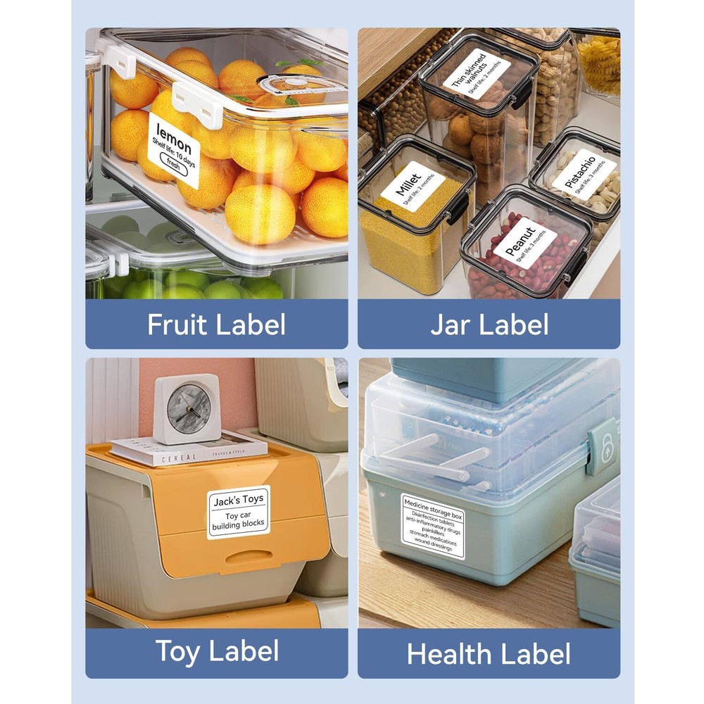 Portable Thermal Label Printer NIIMBOT B1 Bluetooth Barcode Printer 2 inch Label