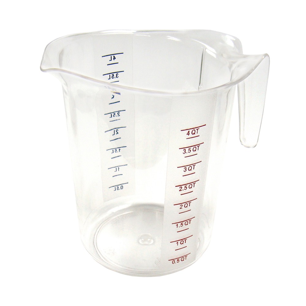 4qt Measuring Cup, PC, Color Graduations (6 Each)