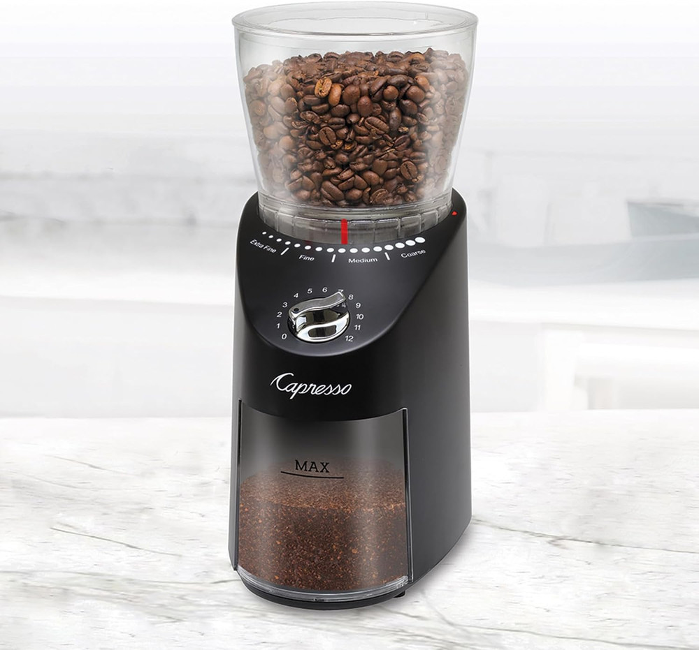 Infinity plus Conical Burr Grinder, Black