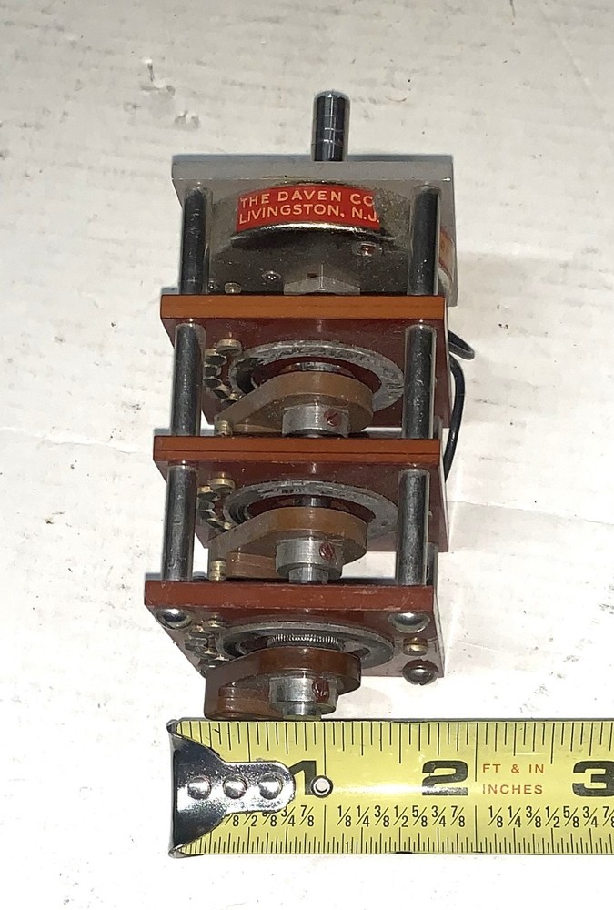 DAVEN 5716 ROTORY STEPPING SWITCH 3 DECK 3 STEPS