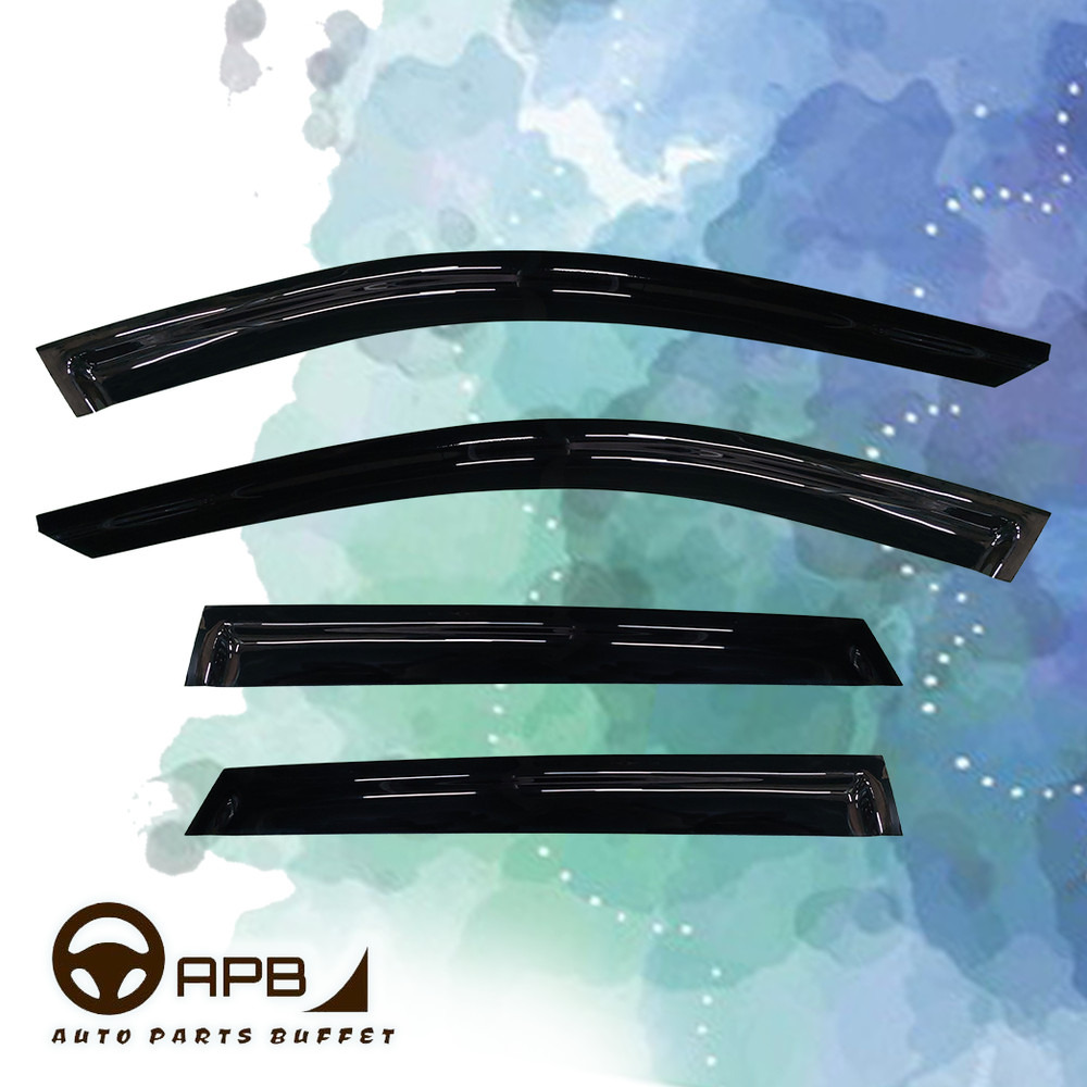 For Jaguar E-Pace 2017-2024 Deflector Window Visors Guard Vent Weather Shield