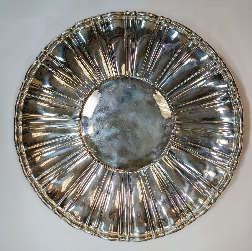 Reed & Barton Sterling Silver Dish 15 1/8" Diameter
