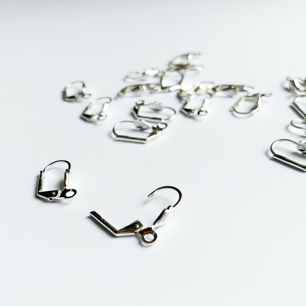 100 Pcs Lever Back Earring Hook Finding