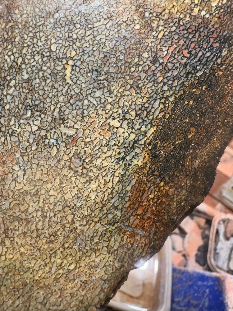 Dinosaur bone rough **hxtled slab.