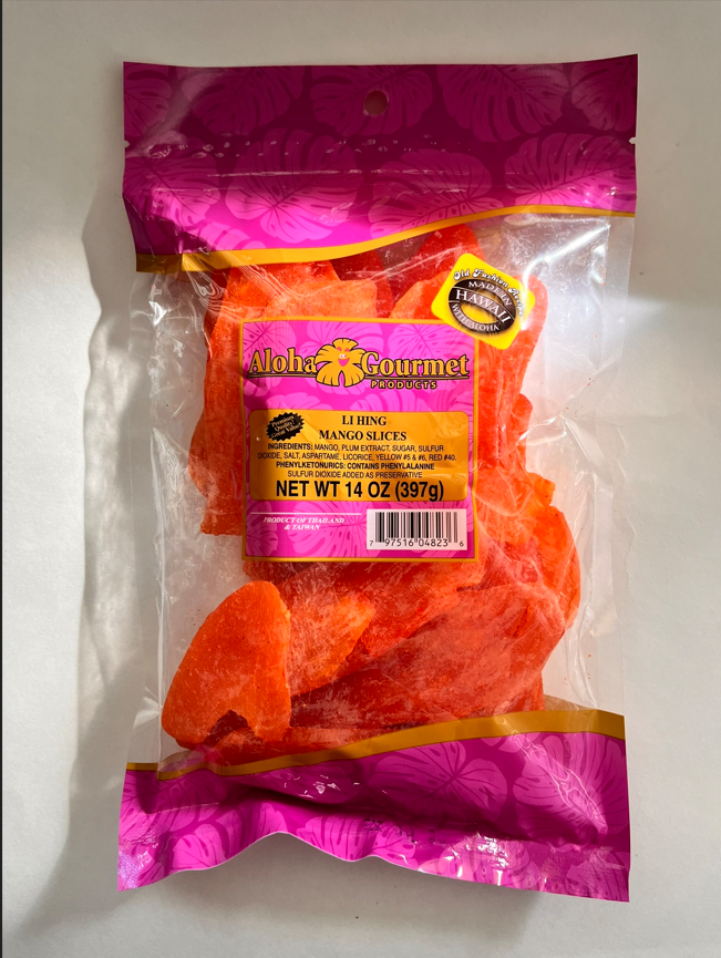 ALOHA GOURMET Li Hing Mango Slices 14 oz.