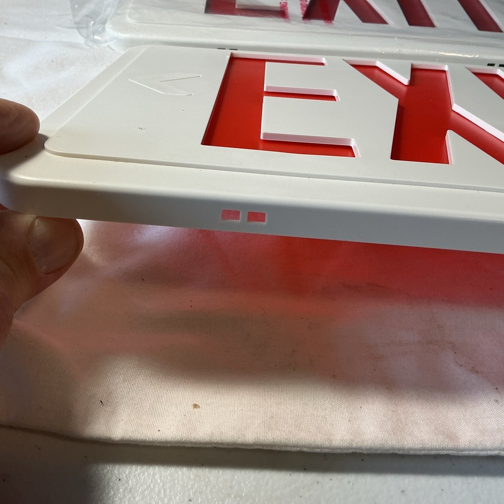 2 Lithonia EXIT Signs Hard Plastic Replacement Covers