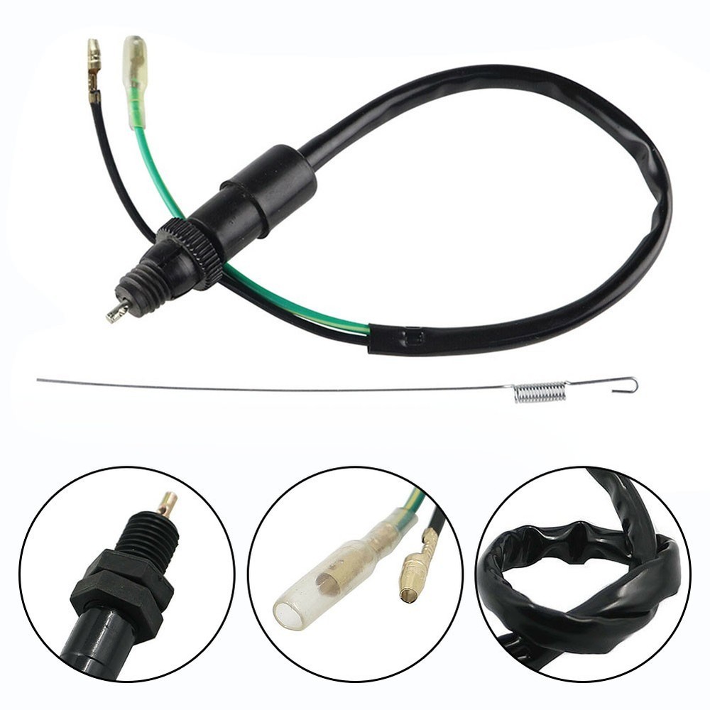 Rear Brake Light Switch Brake Spring Accessories Black Brake Switch Spring