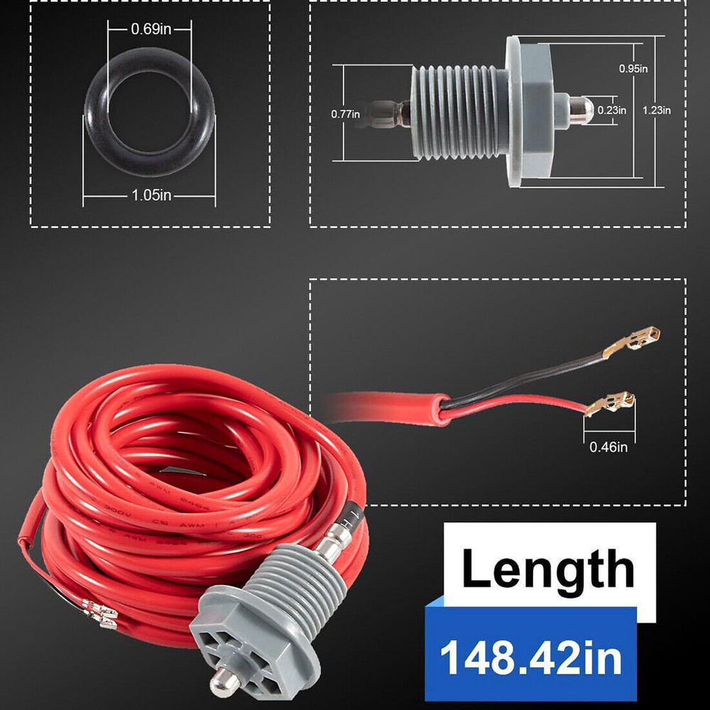 Replacement for Jacuzzi Sundance Spa 6600-167 Temperature Sensor 6540-228 O-Ring