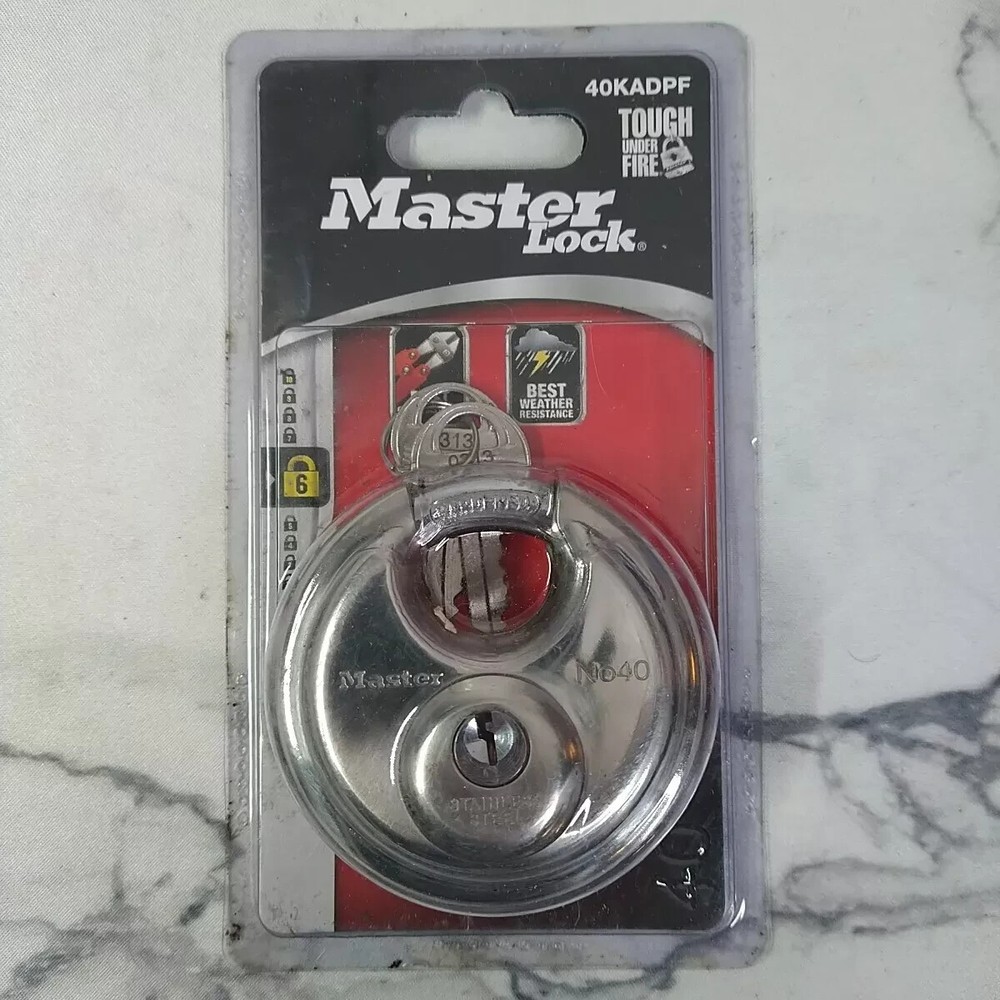 Master Lock 40KADPF Stainless Steel Padlock
