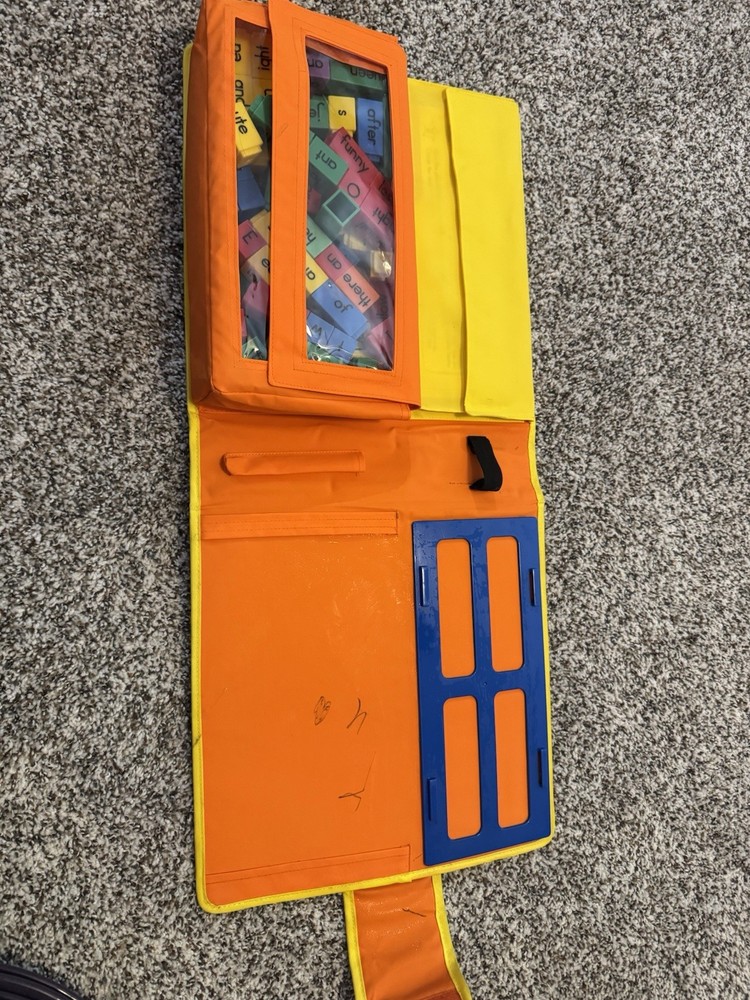 Used Phonics Activity Set sentence building. It Has A Few Marker Marks